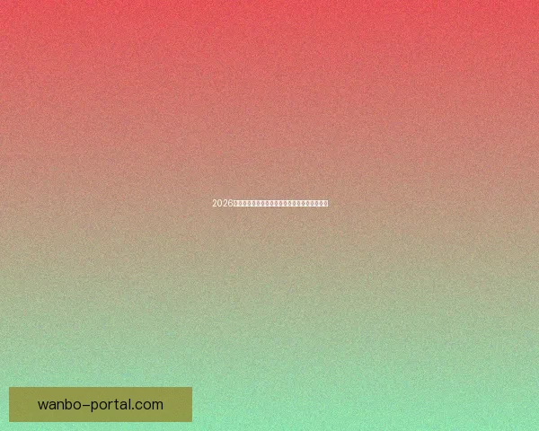 2026年世界杯赛程全面解析与各大比赛日程安排详解